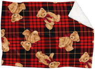 IMPAR Lamb blanket Bears, 200 × 140 cm - Blanket