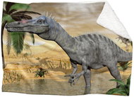 IMPAR Lambskin blanket Dinosaurus, 150 × 120 cm - Blanket