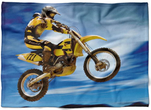 IMPAR Fleece blanket Motocross, 150 × 120 cm - Blanket - Main image