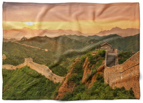 IMPAR Fleece blanket Chinese Wall, 200 × 140 cm - Blanket - Main image