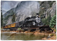 IMPAR Fleece blanket Locomotive, 200 × 140 cm - Blanket