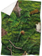 IMPAR Lambskin blanket Moss, 200 × 140 cm - Blanket