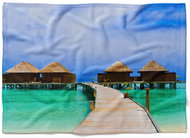 IMPAR Fleece blanket Pier to the sea, 200 × 140 cm - Blanket
