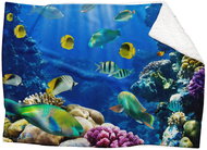 IMPAR Lambskin blanket Sea bottom, 150 × 120 cm - Blanket