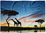 IMPAR Fleece blanket Night safari, 150 × 120 cm - Blanket