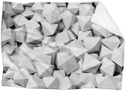 IMPAR Lambskin blanket Octahedron, 150 × 120 cm - Blanket - Main image