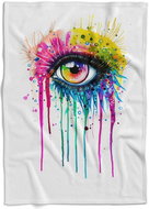 IMPAR Fleece blanket Eye Art, 200 × 140 cm - Blanket