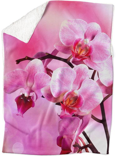 IMPAR Lambskin blanket Orchid, 150 × 120 cm - Blanket - Main image