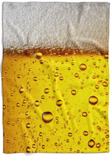 IMPAR Fleece blanket Beer, 150 × 120 cm - Blanket - Main image