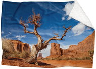 IMPAR Lamb blanket Desert, 150 × 120 cm - Blanket