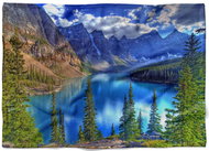 IMPAR Fleece blanket Pond, 150 × 120 cm - Blanket