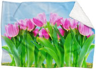 IMPAR Lambskin blanket Tulips, 200 × 140 cm - Blanket