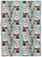 IMPAR Fleece blanket Christmas dolls, 150 × 120 cm - Blanket