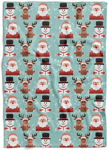 IMPAR Fleece blanket Christmas dolls, 150 × 120 cm - Blanket - Main image
