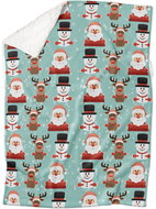 IMPAR Lamb blanket Christmas dolls, 150 × 120 cm - Blanket