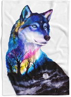 IMPAR Fleece blanket Wolf Art, 150 × 120 cm - Blanket