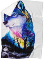 IMPAR Lamb blanket Wolf Art, 150 × 120 cm - Blanket