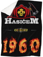 IMPAR Lambskin blanket Firefighter from year - 1960 - Blanket