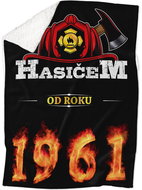 IMPAR Lambskin blanket Firefighter from year - 1961 - Blanket