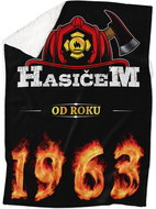 IMPAR Lambskin blanket Firefighter from year - 1963 - Blanket