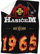 IMPAR Lambskin blanket Firefighter from year - 1965 - Blanket