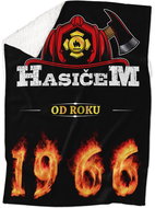 IMPAR Lambskin blanket Firefighter from year - 1966 - Blanket