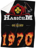 IMPAR Lambskin blanket Firefighter from year - 1970 - Blanket