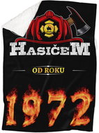 IMPAR Lambskin blanket Firefighter from year - 1972 - Blanket