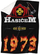 IMPAR Lambskin blanket Firefighter from year - 1973 - Blanket