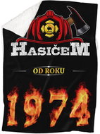 IMPAR Lambskin blanket Firefighter from year - 1974 - Blanket