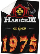 IMPAR Lambskin blanket Firefighter from year - 1975 - Blanket