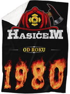 IMPAR Lambskin blanket Firefighter from year - 1980 - Blanket