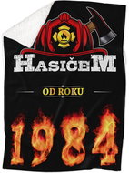 IMPAR Lambskin blanket Firefighter from year - 1984 - Blanket