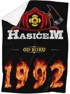 IMPAR Lambskin blanket Firefighter from year - 1992 - Blanket