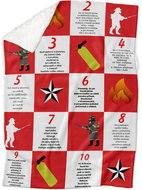 IMPAR Lamb blanket Firefighter's decalogue - Blanket