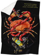 IMPAR Lambskin blanket Fireman's sign Cancer - Blanket