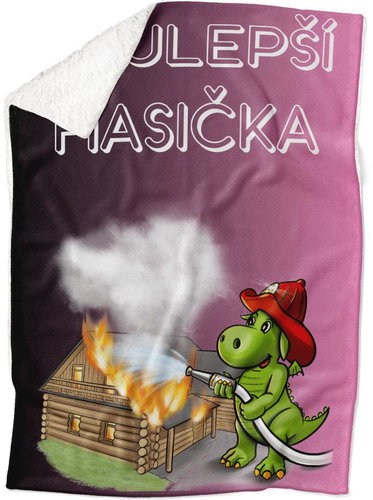 IMPAR Lambskin blanket The best firefighter - Blanket - Main image