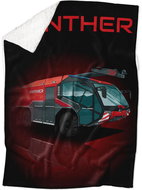 IMPAR Lambskin blanket Panther red - Blanket