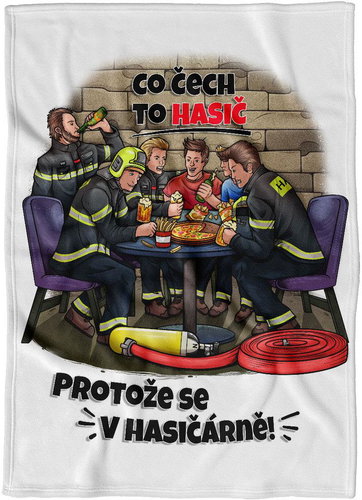 IMPAR Fleece blanket What a Czech, what a fireman - Blanket - Main image