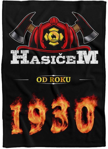 IMPAR Fleece blanket Firefighter since 1930 - Blanket - Main image