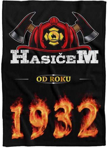 IMPAR Fleece blanket Firefighter from year - 1932 - Blanket - Main image