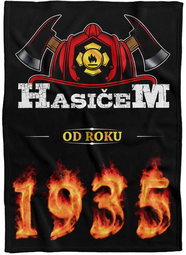 IMPAR Fleece blanket Firefighter from year - 1935 - Blanket - Main image
