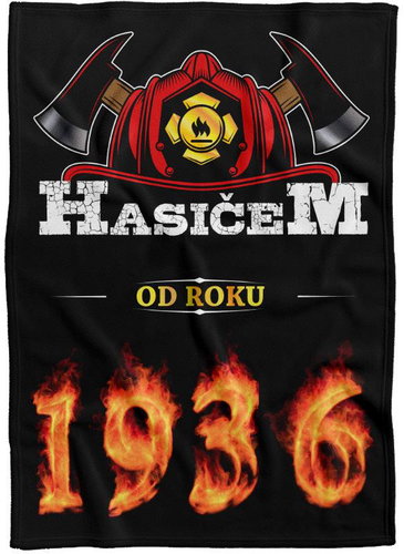 IMPAR Fleece blanket Firefighter since 1936 - Blanket - Main image