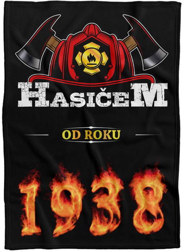 IMPAR Fleece blanket Firefighter since 1938 - Blanket - Main image