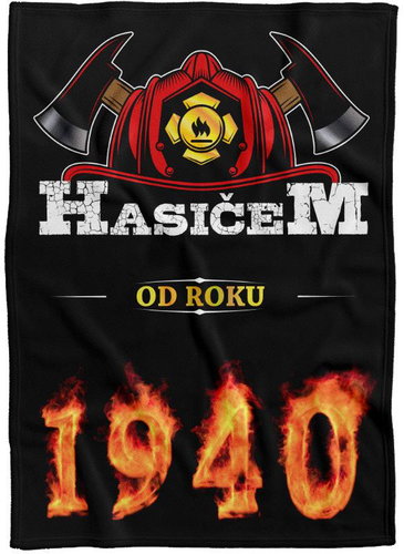 IMPAR Fleece blanket Firefighter from year - 1940 - Blanket - Main image