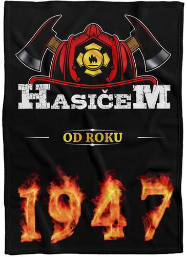 IMPAR Fleece blanket Firefighter since 1947 - Blanket - Main image