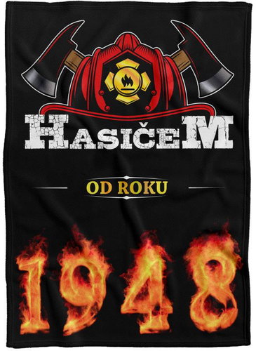 IMPAR Fleece blanket Firefighter since 1948 - Blanket - Main image