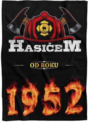 IMPAR Fleece blanket Firefighter from year - 1952 - Blanket - Main image