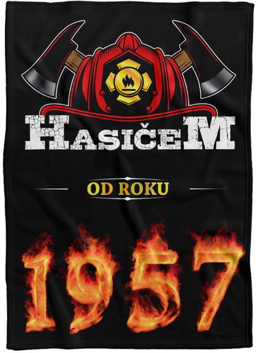 IMPAR Fleece blanket Firefighter since 1957 - Blanket - Main image