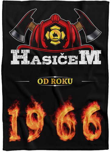 IMPAR Fleece blanket Firefighter from year - 1966 - Blanket - Main image